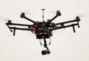 Drone équipé de la caméra d'inspection DJI Z30